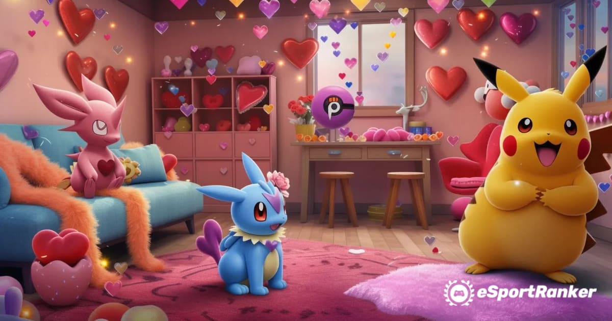 Comemore o amor e os Pokémon no Carnaval do Amor em Pokémon Go