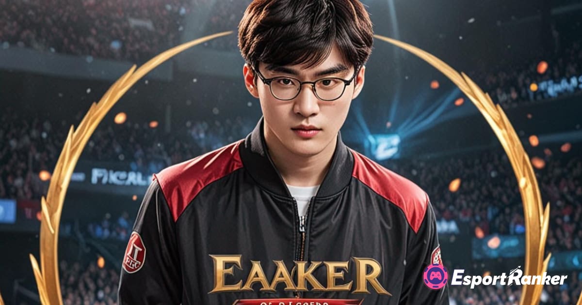 Faker se aproxima de jogar metade do elenco de League of Legends no Pro Play