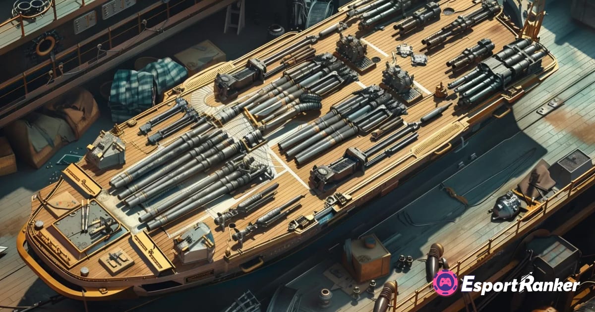 Domine o alto mar: atualizações de navios e projetos de armas em Skull and Bones